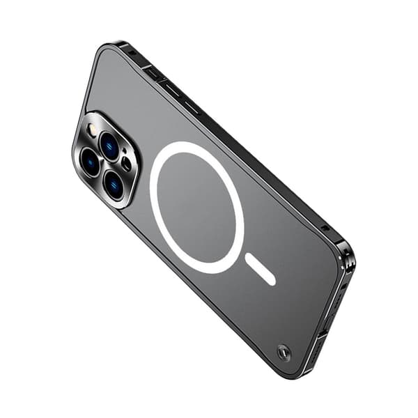 Cool Sort Magnetisk Bumper Cover med Søhestespænde til APPLE iPhone 17 Pro Max