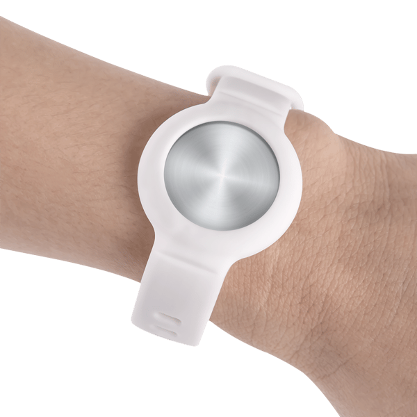 Apple AirTag silicone wristband, white