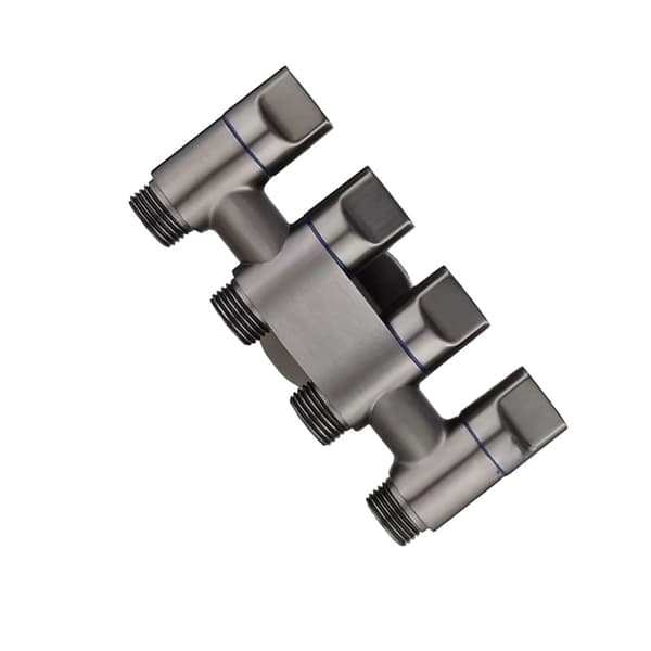 Firevejs-ventil til vaskemaskine Grey Grey