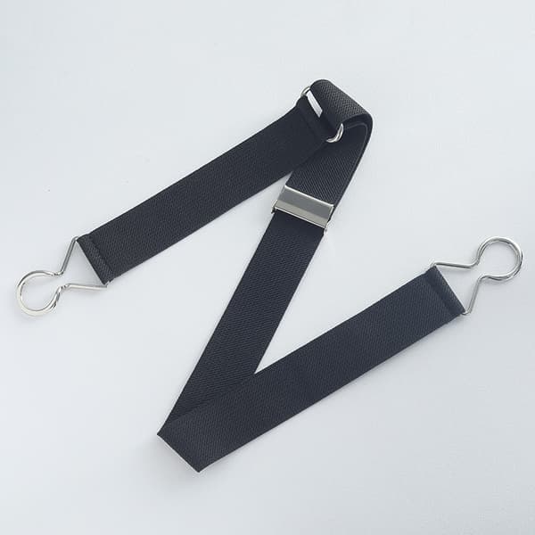 Osynligt elastiskt bälte Black Black