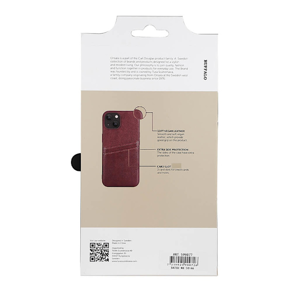 Mobilskal PU Brun - iPhone 13/14