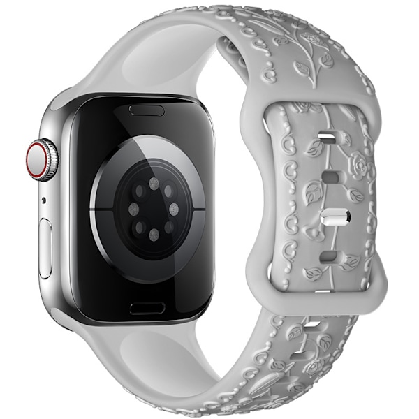 Silikonerem til Apple Watch Grey 20 mm Grey 20 mm