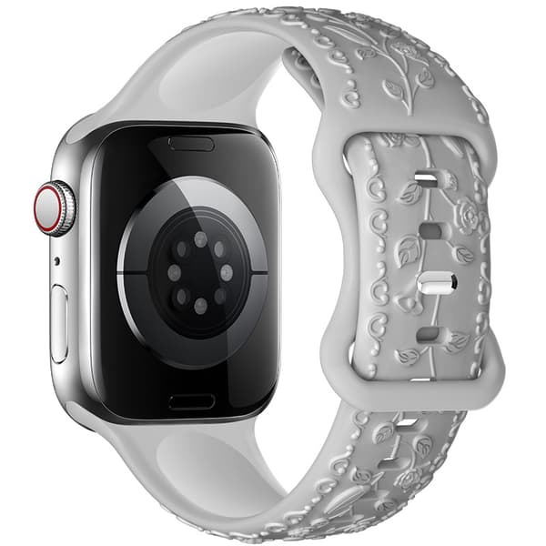 Silikoninen Apple Watch -ranneke Grey 20 mm Grey 20 mm