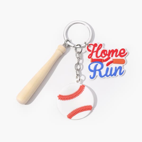 Akryl Baseboll Nyckelring Set - Snygg Bil & Nyckelaccessoar Model 5