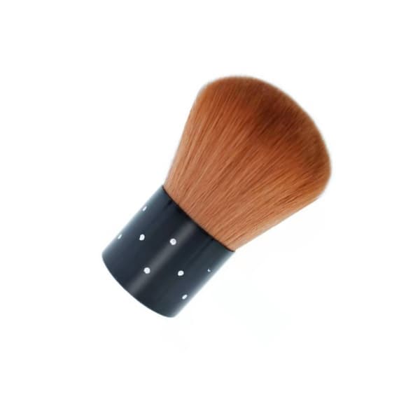 Base Dust Brush 10pcs kompatibelt med – Bløde syntetiske børstehår til flydende og cremefoundation, concealer og basis makeup Brown Brown