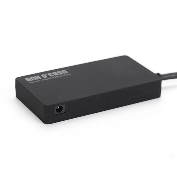 INF USB 3.0 hub med 4 porte Sort