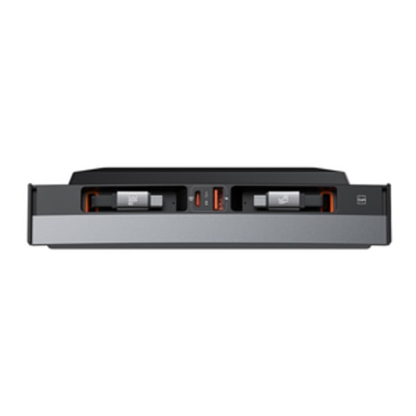 Hub Baseus T-Space med USB-C til USB-C kabler til Tesla Cars (sort)