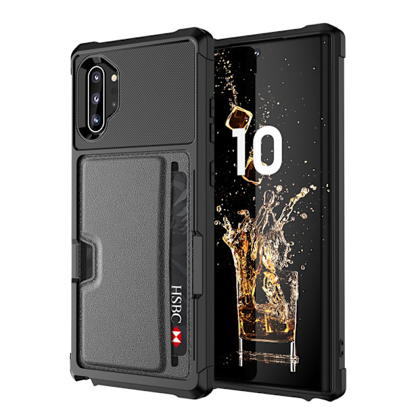 Suojaava Samsung S9 Plus -puhelinkotelo korttipidikkeellä