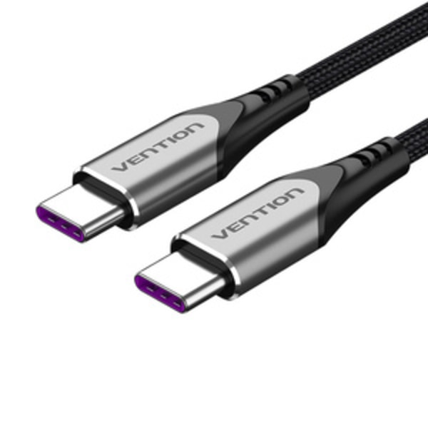 Kabel USB-C 2.0 til USB-C Ventilation TAEHF PD 100W 1m (grå)