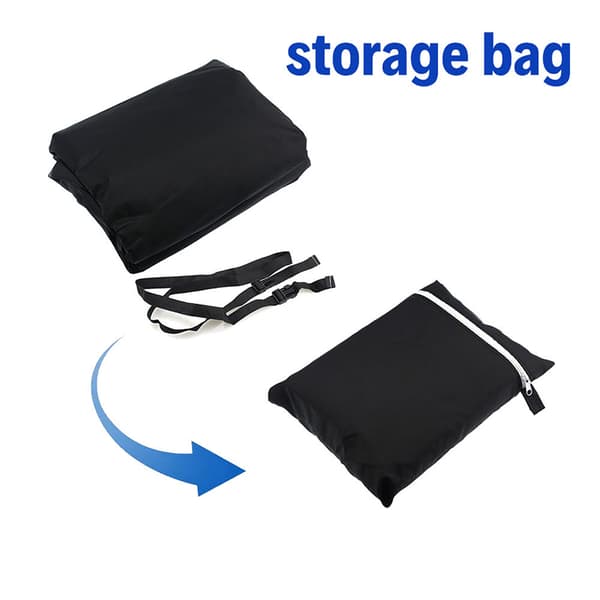 Golfvogn Cover Oxford Klud Black L Black L