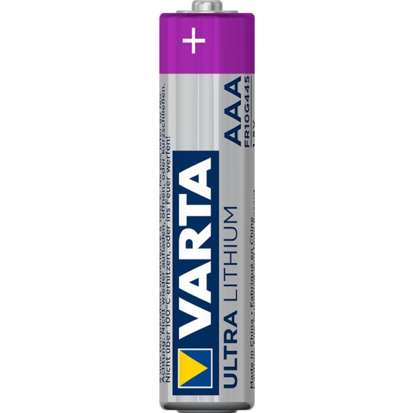 Varta FR03/AAA (Micro) (6103) batteri, 2 st. blister