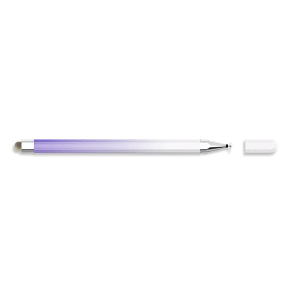 Hvid-lilla gradient 2-i-1 kapacitiv styluspen