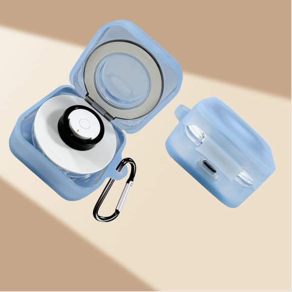 Silikonfodral för Samsung Galaxy Ring Laddningsvagga Blue Blue