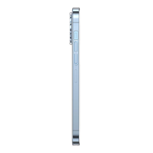 Telefonfodral Baseus Crystal Clear för 13 Pro Max (transparent) + skärmskydd i helhärdat glas + rengöringskit