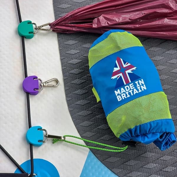 4-pak kajak bungee clips til dækmontering - plastik elastisk krog til kajak og paddleboard rigging, kompakt design og nem installation