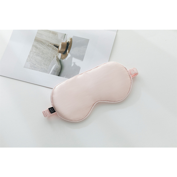 19 Momme Mulberry Silk Eye Eye Mask Vaaleanpunainen
