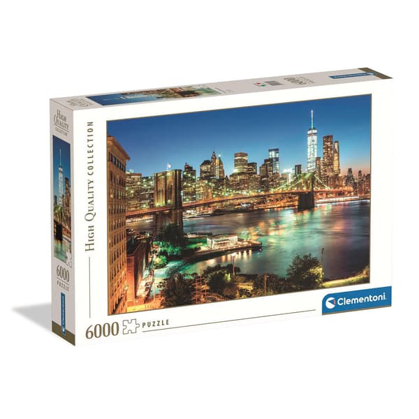 Puslespil 6000 Pcs High Quality Collection Brooklyn Bridge Lights