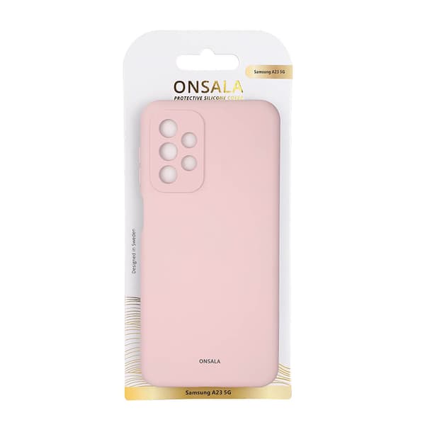 Mobilskal Silikon Chalk Pink - Samsung Galaxy A23 5G