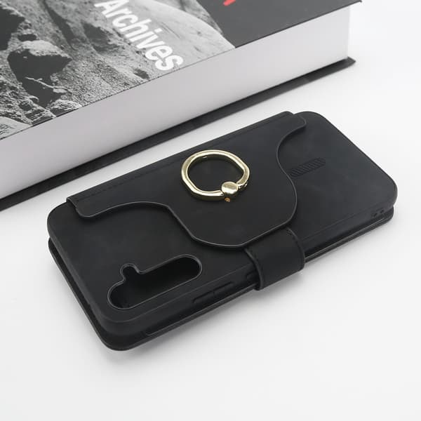 Wallet Flip Phone Case til Samsung A34 med Ring & Stand