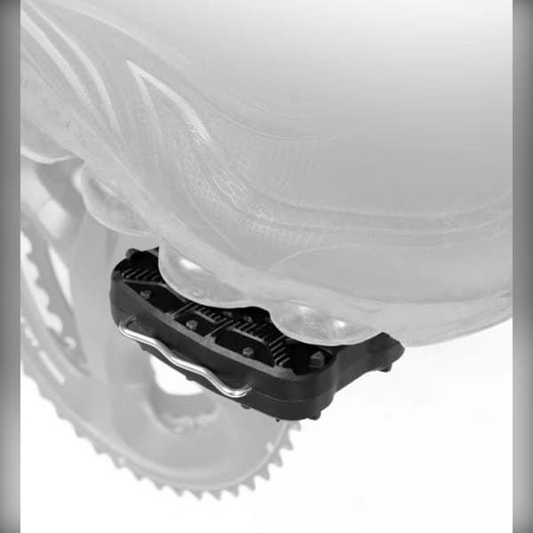 Pedaladapter - omdanner klikpedal til platform til pendling og fritidskørsel, sekskantet antiskrid, nylon+legering, værktøjsfri montering