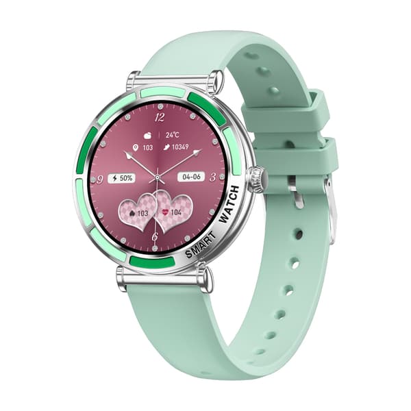 Multifunktionell Smartwatch med Bluetooth-samtal och Hälsoövervakning, kompatibelt med FitCloudPro LightGreen LightGreen