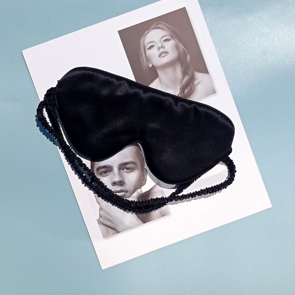 Uninaamio 100% Mulberry Silkistä Musta
