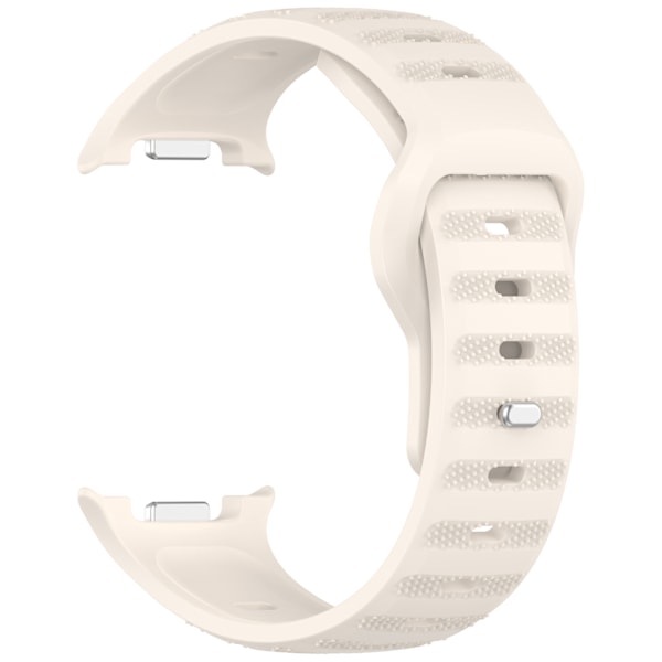 Stilfuld silikonerem til Galaxy Watch8 & Watch Ultra2 Beige