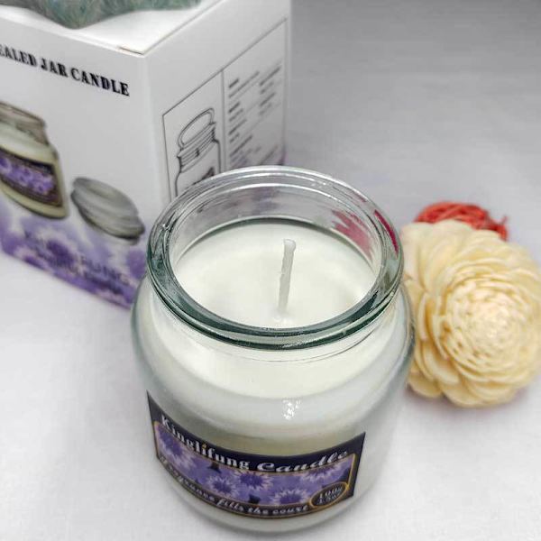 Doftljusburk - Lavendel, 110g sojavax