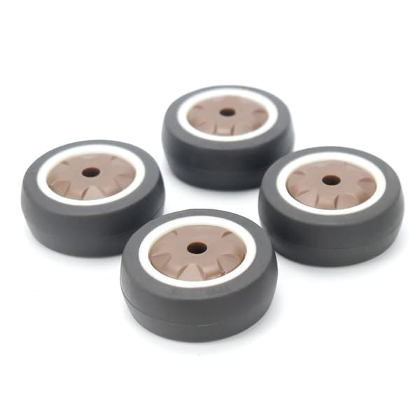 Tunga TPR-benhjul - 4-pack Single wheel 2 inch 2 inch