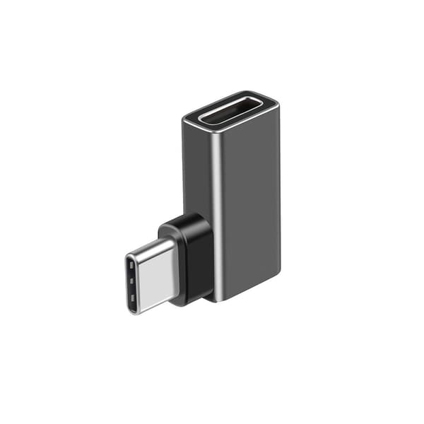 Type-C till USB4 Adapter: Hane till Hona Vinklad Konverterare, Stöder 240W Laddning & 40Gbps Data