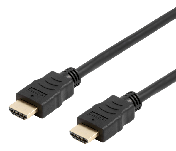 Flexible HDMI cable, 4K UltraHD at 60Hz, 2m, black