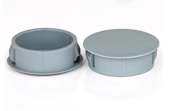 20 mm hålpluggar, insnäppbara plasthålkåpor (10-pack)