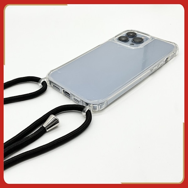 Gennemsigtigt akryl lanyard-telefonetui til Samsung A54 5G