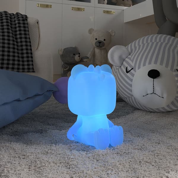 Söt Nattlampa Dino Multicolor