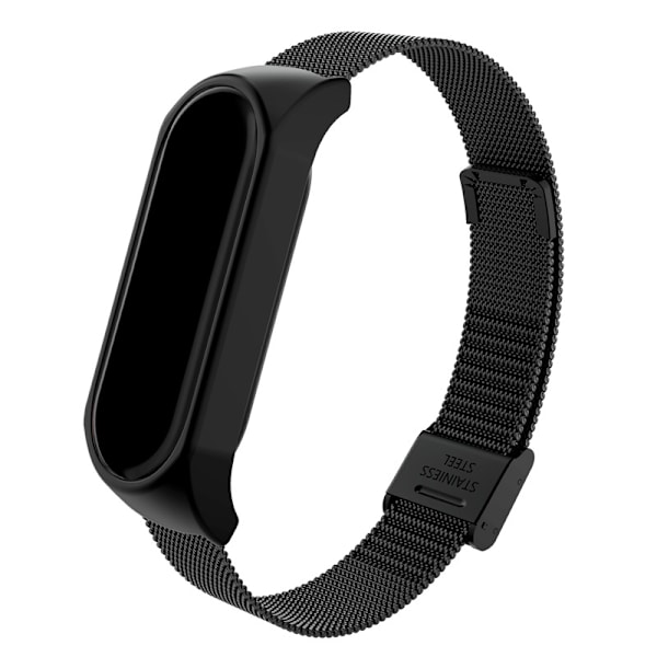 Metallrem för Xiaomi Mi Band 3/4/5/6 Svart