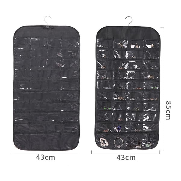 Dubbelsidig 80 Pocket Hängande Organizer