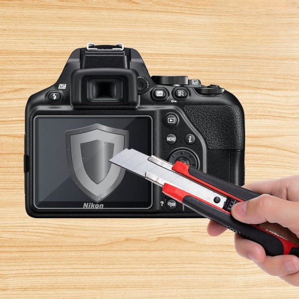 3-pack kameraskärmskydd för Nikon D7100/D7200/D850/D500/D750 Tra Transparent