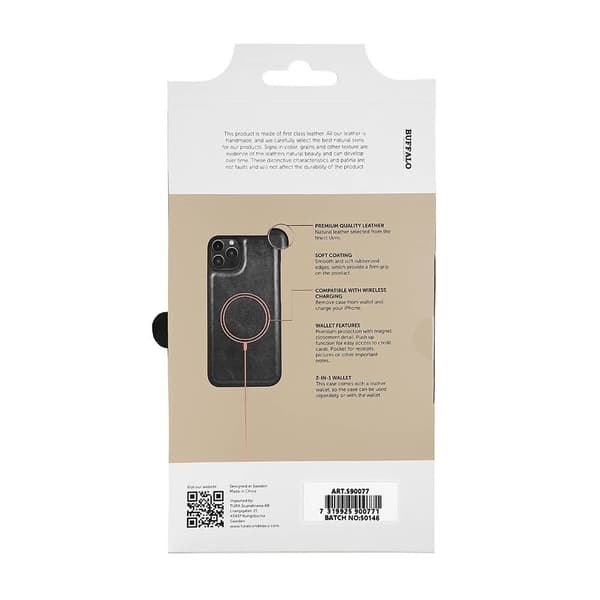 Mobilfodral 2-i-1 3 Kortfack Svart - iPhone 14 Plus