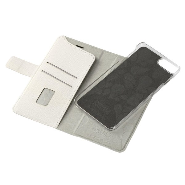 ONSALA Mobilfodral Saffiano White - iPhone 6 / 7 / 8 Plus