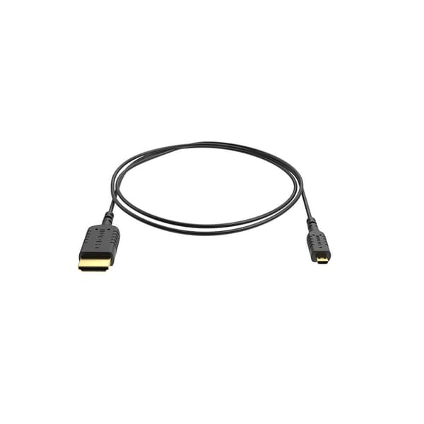 Micro HDMI-HDMI Ekstra Tynd 80cm