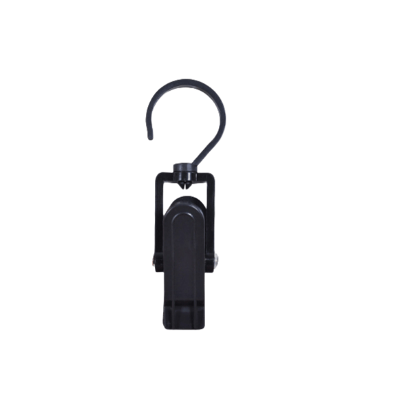 5-pack multifunktionella roterande förvaringsklämmor Black Black
