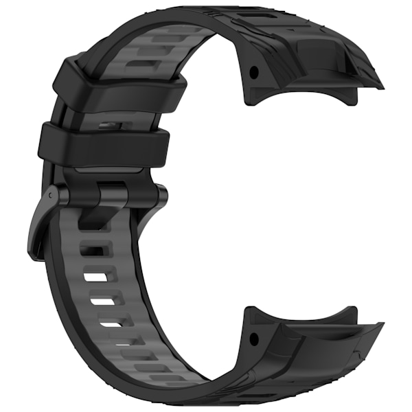 Garmin Instinct 3 Kaksivärinen silikoni kellon ranneke model 1 Harmaa