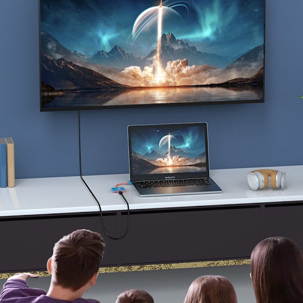 3-in-1 USB-C -keskitin HDMI:llä, USB 3.0:lla ja PD-latauksella