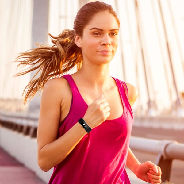 Fitbit Charge 3/4 armband (S) Black Black