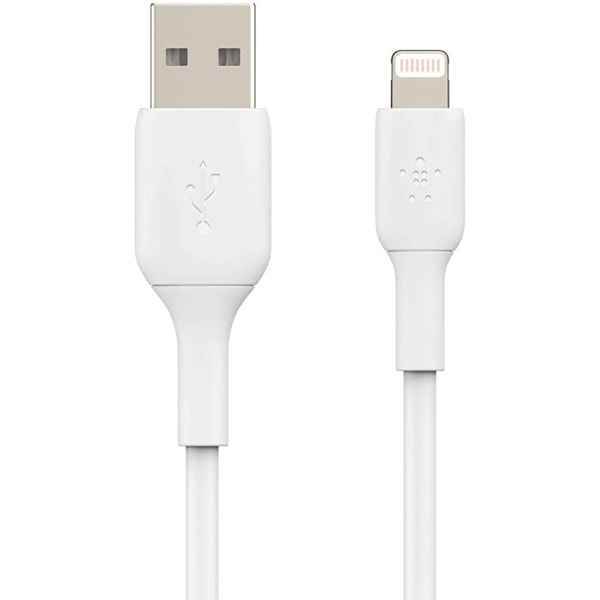 Belkin Lightning till USB-A-kabel 2m BOOST CHARGE Polyvinylklori
