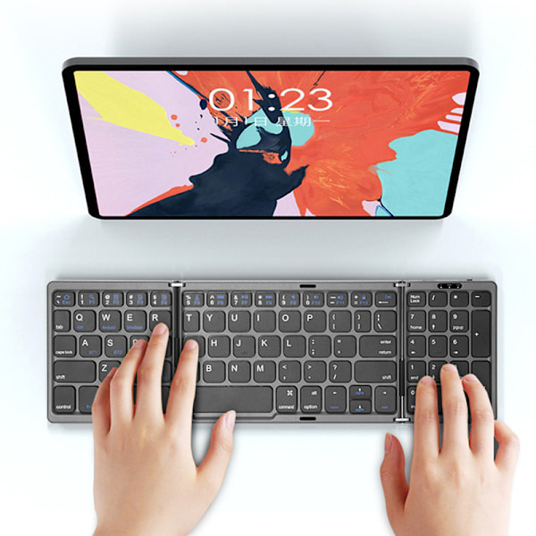 Foldbart Bluetooth-tastatur Black Black