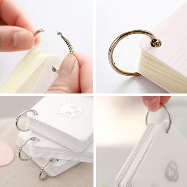 Öppningsbara gardinringar / metallringar 10 st Silver 15 mm Silver 15 mm