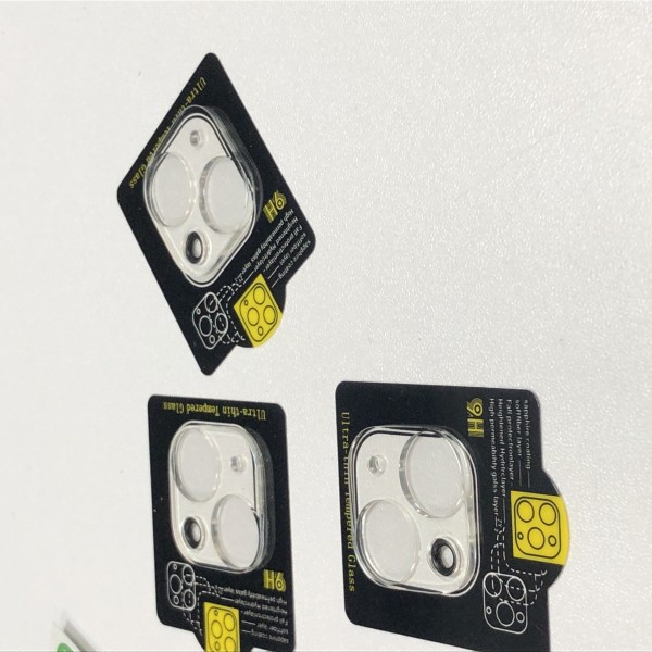 3-Pack linsskydd linsfilm härdat glas iPhone 15 2,8x3,2 cm