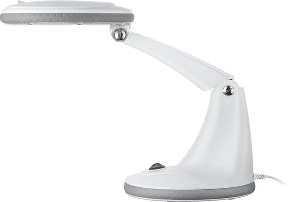 LED-luplampe med fod, 6 W, hvid