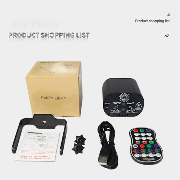 Starry Night -projektori - Mini USB-laservalo